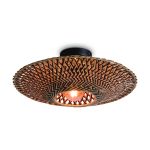 Good&Mojo Luce da soffitto Bali Bambù Nero S | Adatto per 1x E27 