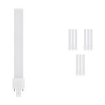 Confezione Multipack 10x Ledvance LED Dulux-S (EM Mains) 6W 700lm - 840 Bianco Freddo | 2-Pin - Sostitutiva 11W