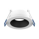 Noxion Faretti LED Ares Profondo ring Bianca - con Inner Il Anello Nero | Ritaglio 68mm - incl. GU10 Fitting
