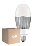 Confezione Multipack 6x Ledvance LED Bulbo HQL LED P E27 41W 6000lm - 840 Bianco Freddo | Sostitutiva 125W