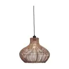 Good&Mojo Luce Pendente Kalahari Rattan Marrone | Adatto per 1x E27 
